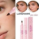 Natural Lifelike Freckle Pen Soft Lasting Waterproof Dot Spot Makeup Pen Marker 