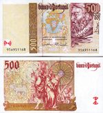 Portugal 500 Escudos 7-11-2000, UNC, P-187c