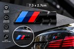 Gloss Black M Sport Boot Rear Emblem Sticker Fender Badge for BMW 7.3 x 2.7cm