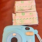 Fujifilm Instax Mini 9 Instant Film Camera, Blue, 12 x 12 x 7 cm, 307 g