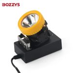 4500LUX Miners Cordless Power LED Helmet Light Safety Head Cap Lamp Torch BK3000