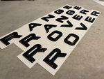 Range Rover Bonnet & Tailgate GLOSS BLACK Lettering - EVOQUE, VOGUE, SPORT