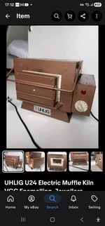 Electric working table top enamelling kiln with huge amount of enamels tools