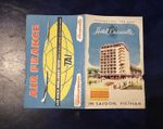 RARE SOUTH VIETNAM HOTEL CARAVELLE AIR FRANCE CARD