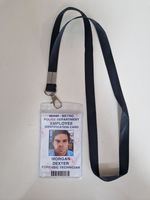 Morgan Dexter Employee ID Lanyard Halloween Costume Prop 
