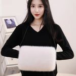 Plush Hand Muffs Warm Hand Warmers Outdoor Thermal Hand Muff  For Men Women