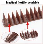 Fence Wall Spikes Garden Security Intruder Repellent Burglar Anti Cat Climb Bird