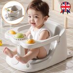 Baby Bath Seat Non-Slip Soft Toddler Bath Chair 6 Months Plus with Suction Cups