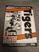 Worksop Town V Leicester United 21/09/1992 FA Trophy 1st Qualifying Round Replay