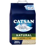 20L Catsan Natural Biodegradable Clumping Cat Litter 20 Litres Kitten Litter