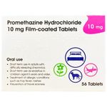 Promethazine 10mg ~ Travel Sickness, Sleep Aid, Allergy Relief - 56 Tablets