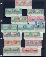 CAYMAN IS. 1953-62 Complete set to 10s in - 42010