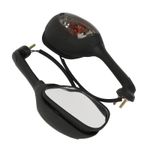 2X Rear Mirrors W/ LED Turn Signal For SUZUKI GSXR1000 05-15 GSXR 600 750 06-21