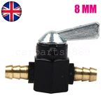 8mm Oil Switch Motorcycle Inline Petrol On-Off Fuel Tap Gas Petrol Valve Petcock