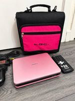Pink Sony Portable DVD Player DVP-FX780 7-Inch Lcd With Bag