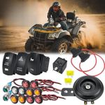 ATV UTV Turn Sign Light Kit Street Legal LED Lights Universal for Motorcycles