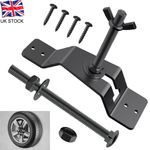 Spare Wheel Tire Steel Rack Mount Holder Fixed Support Carrier Wall-Mounted Set