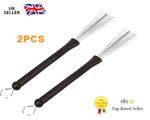 RETRACTABLE  DRUM BRUSHES Excellent Value Jazz Rake Drum Sticks  ✅