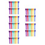 Versatile Crepe Paper Streamer Set Assorted Colors for Party Backdrops and Decor