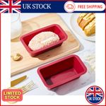 Silicone Loaf Tin Non Stick Bread Baking Cake Mould Pan Bakeware Mold 1lb