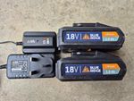 Blue Ridge BR9006 18V 1.5Ah Li-Ion Power Tool Battery 2 Pack & BR9113 Charger