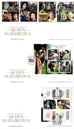 2026 GB QUEEN ELIZABETH II THREE  First Day Covers London PMK *NICE* 21.4.26 FDC