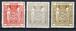 New Zealand 1940-58 Postal Fiscal values  SG F194, F198 and F202 MLH