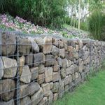 Gabion Stone Basket Retaining Wall 4mm Wire Cage Fench Privacy Galvanized Steel