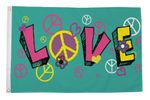 LOVE Peace Flag (5ft x 3ft)