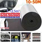 50M Camper Van Insulation Foam Thermal Soundproof Floor Roof Garage Door 10mm UK