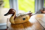 Vintage - Wooden Decoy Duck - Hand Carved & Painted - One of a kind - Unique
