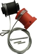Cardale CD PRO Safelift Garage Door Cables Wires Wessex B&Q Pulleys RED & BLACK