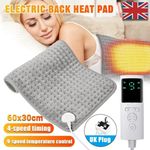 Heating pad Electric Heat Pad for Back Neck Shoulder Belly Pain Relief 30x60cm 