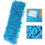 2x Microfibre Replacement Flat Mop Cloth Refill Head Cover Noodle Floor Cleaner