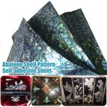 Abalone Shell Sheet Self-adhesive Sticker Flexible Bendable 240x140mm 