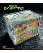 Acrylic Case - Pokemon 10x Mini Tin Display Box Sealed