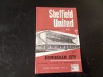 Sheffield United v Birmingham City, Season 1966/67, League Cup Fifth Round 