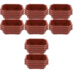 Reusable Brown Flower Pot Stand for Vertical Gardening and Indoor Plant Care