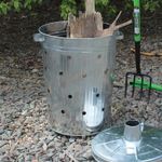 15L 60L 90L Garden INCINERATOR / LEAVE /PAPER /Fire Bin Incinerator Galvanised 