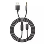 3 in 1 Aux Lead 3.5mm Charging Audio Cable Cord Aux jack Adapter for iPhone iPad