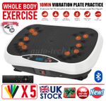 200 Level Vibration Plate Quiet Compact Vibration Plate Exercise Machine Home UK