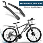 ROCKBROS Bike Fender Front Rear Set Universal Adjustable Mudguard Easy Install