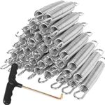 15/30/45X TRAMPOLINE SPRINGS 7" / 8" REPLACEMENT HEAVY DUTY GALVANIZED & T-HOOK