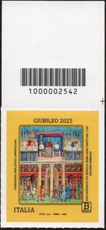 Italy 2024 Jubilee 2025 Stamp New With Barcode