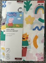Marks & Spencer Peppa Pig Single Duvet Set - new