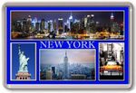FRIDGE MAGNET - NEW YORK - Large - USA TOURIST