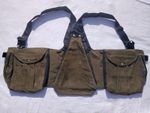 Falconry Leather Vest Green Nubuck Vest with Large Pocket Available M & L