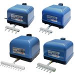 Hailea Air Pump V10 V20 V30 V60 10-60 l/min Pond Hydroponics Aquarium Koi Quiet