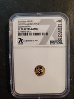2022 Mongolia G1000T 0.5gr .9999 Gold Edaphosaurus High Relief NGC PF 70UCAMEO