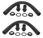 2x Ward Water Butt Connector Pipe Link Kit -Save & Store Rainwater for Gardening